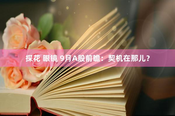 探花 眼镜 9月A股前瞻：契机在那儿？