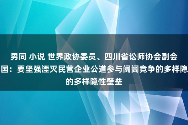 男同 小说 世界政协委员、四川省讼师协会副会长李正国：要坚强
